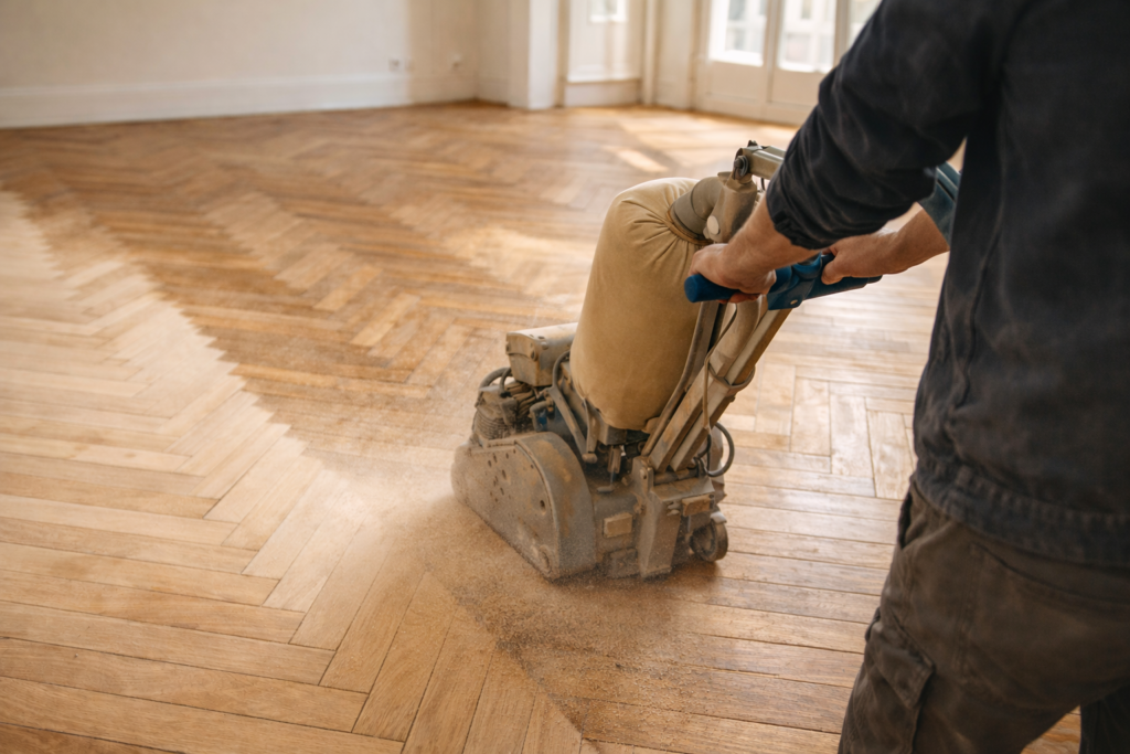 Europarquet-Ponçage de parquet à Colombes,paris et aux alentours